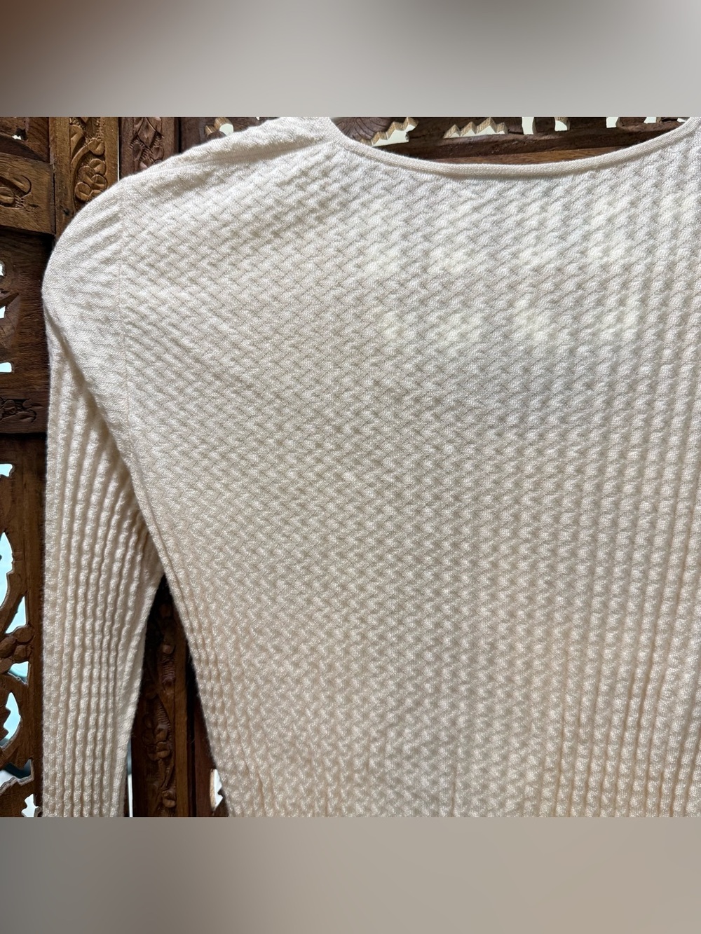 AKRIS Women's Long Sleeve Knit Top - Picture 8 of 9